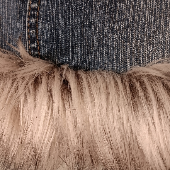 Custum Y2K Jeans D fur skirt - Picture 9 of 9